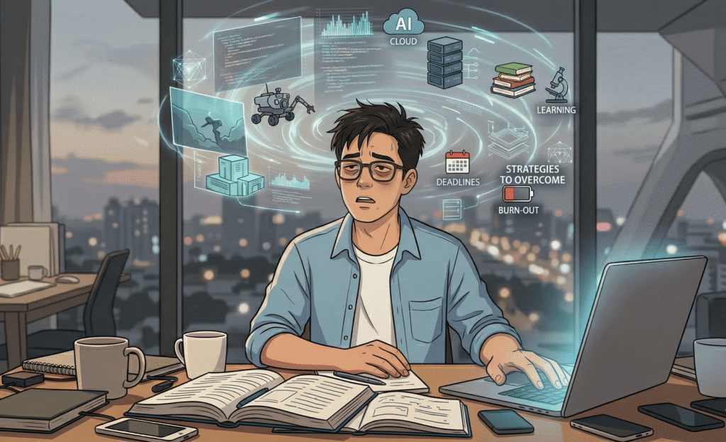 Feeling overwhelmed by rapid technological change in the digital er