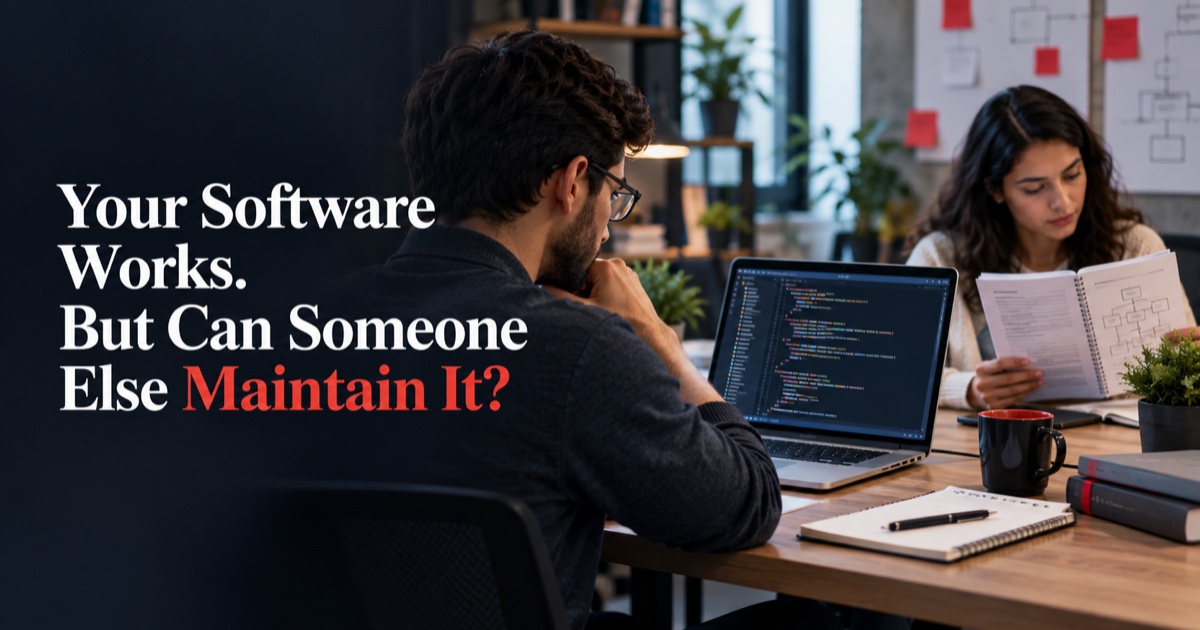 Your Software Works. But Can Someone Else Maintain It?